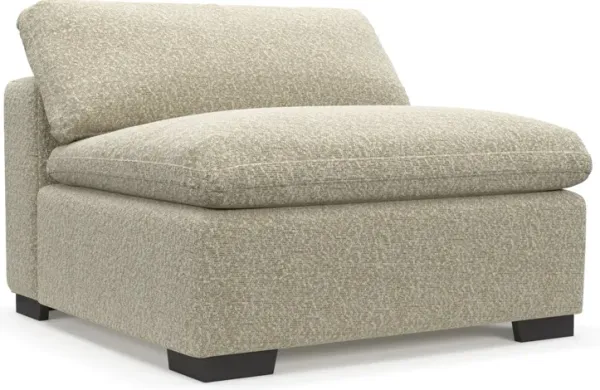 Plush Core Comfort Armless Chair - Bloke Cotton