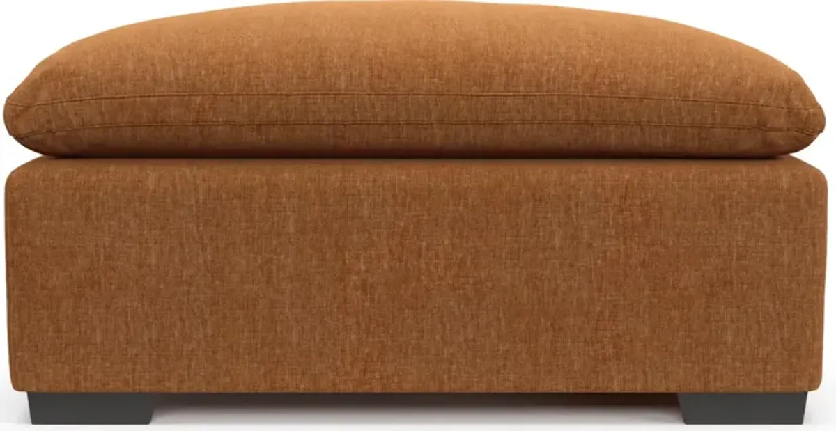 Plush Core Comfort Ottoman - Contessa Ginger