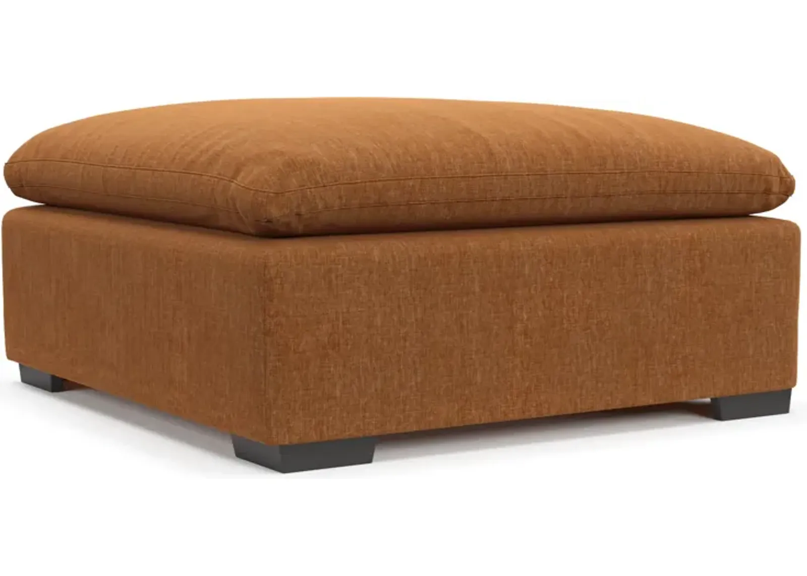 Plush Core Comfort Ottoman - Contessa Ginger