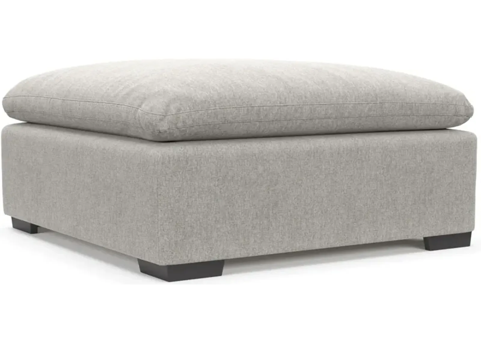 Plush Core Comfort Ottoman - Burmese Granite