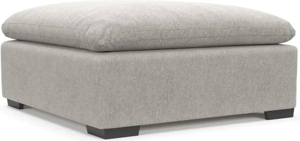 Plush Core Comfort Ottoman - Burmese Granite