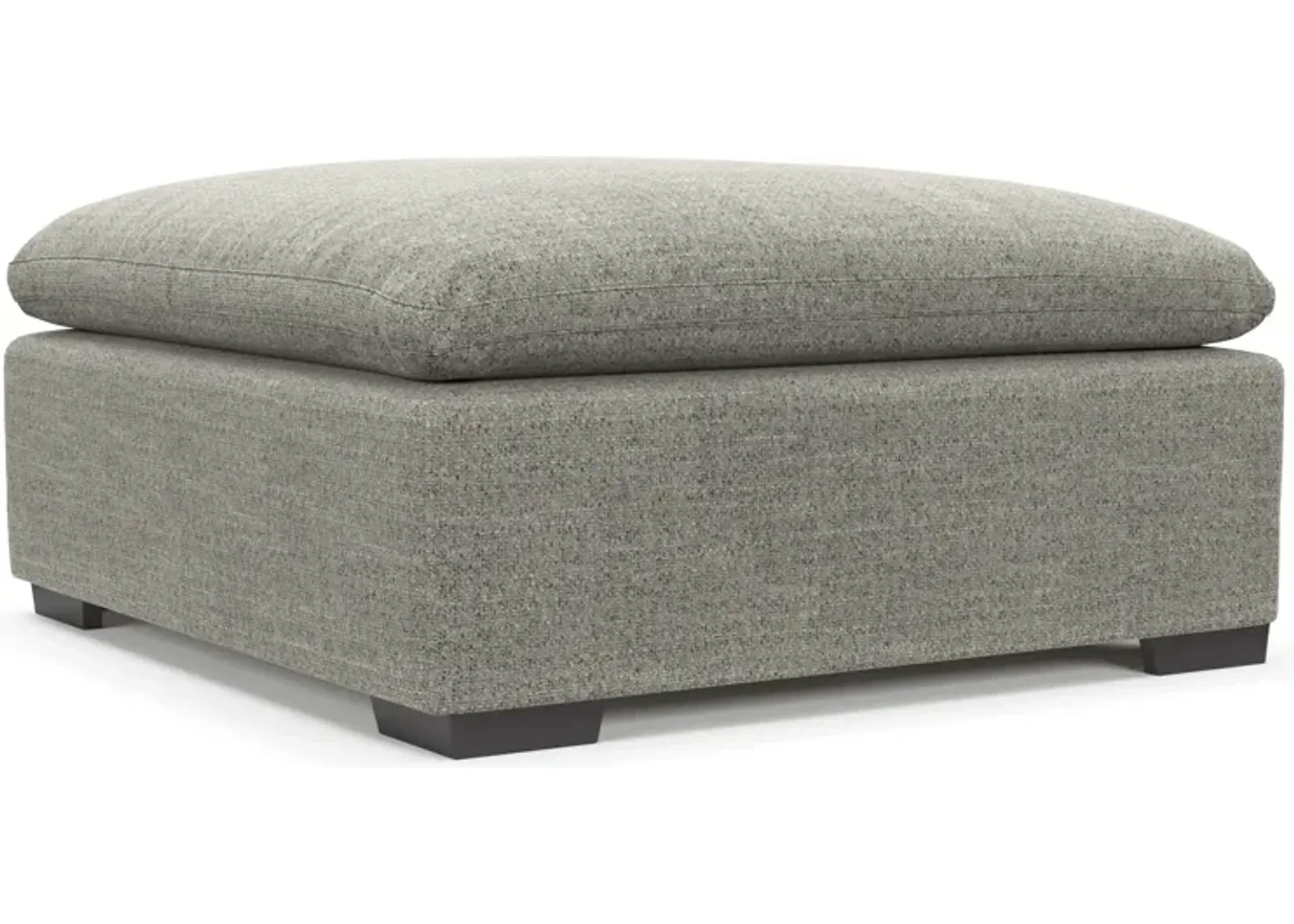 Plush Core Comfort Ottoman - Pandora Pepper