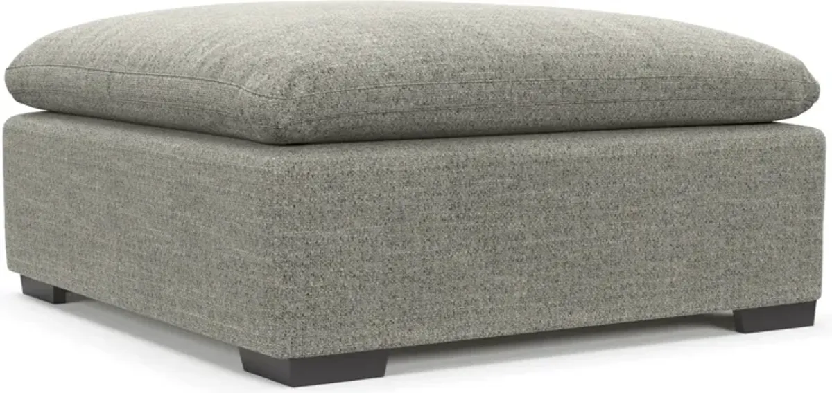 Plush Core Comfort Ottoman - Pandora Pepper