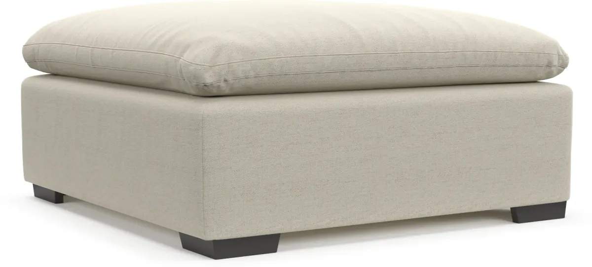 Plush Core Comfort Ottoman - Curious Pearl