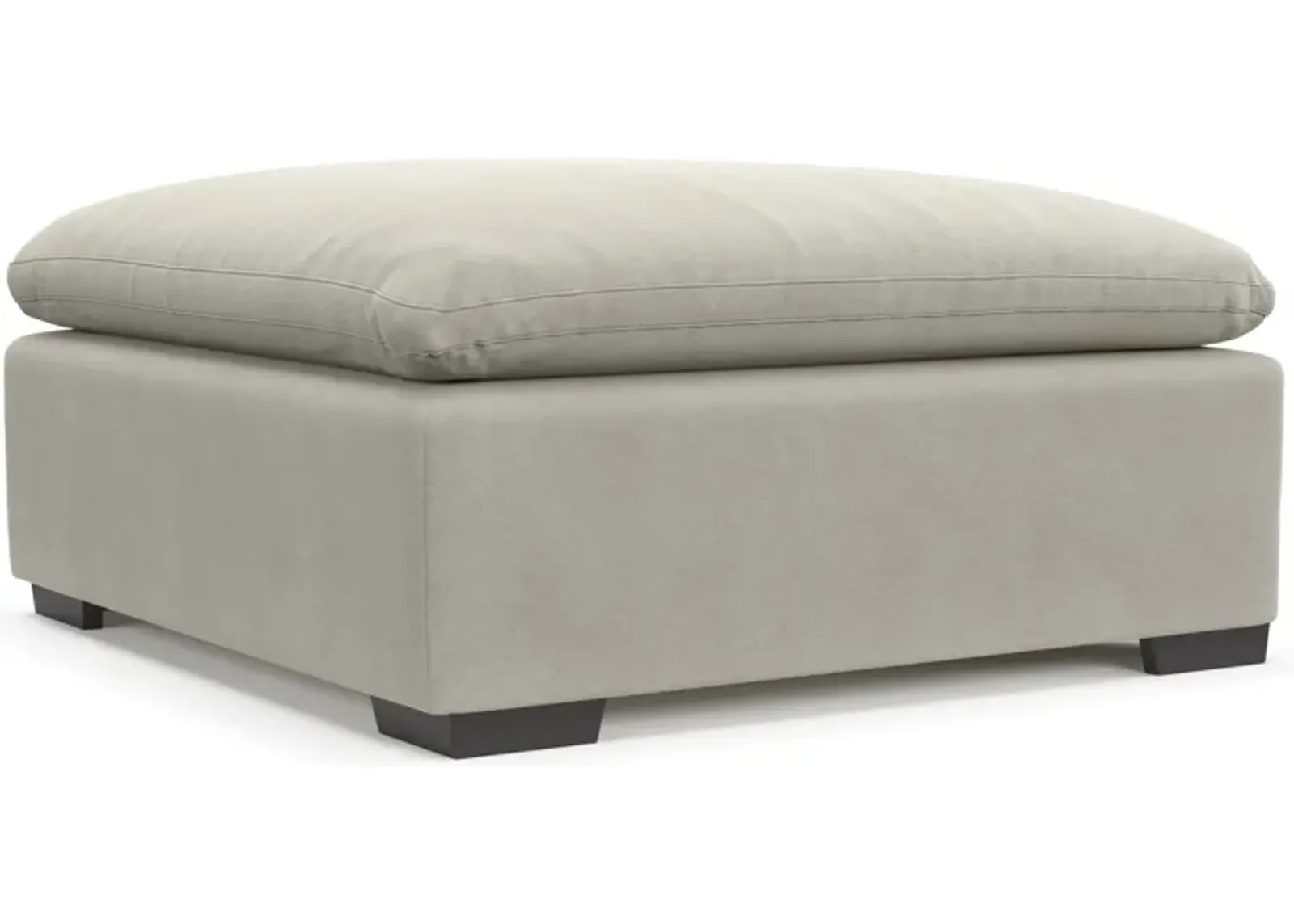 Plush Core Comfort Ottoman - Laurent Beach