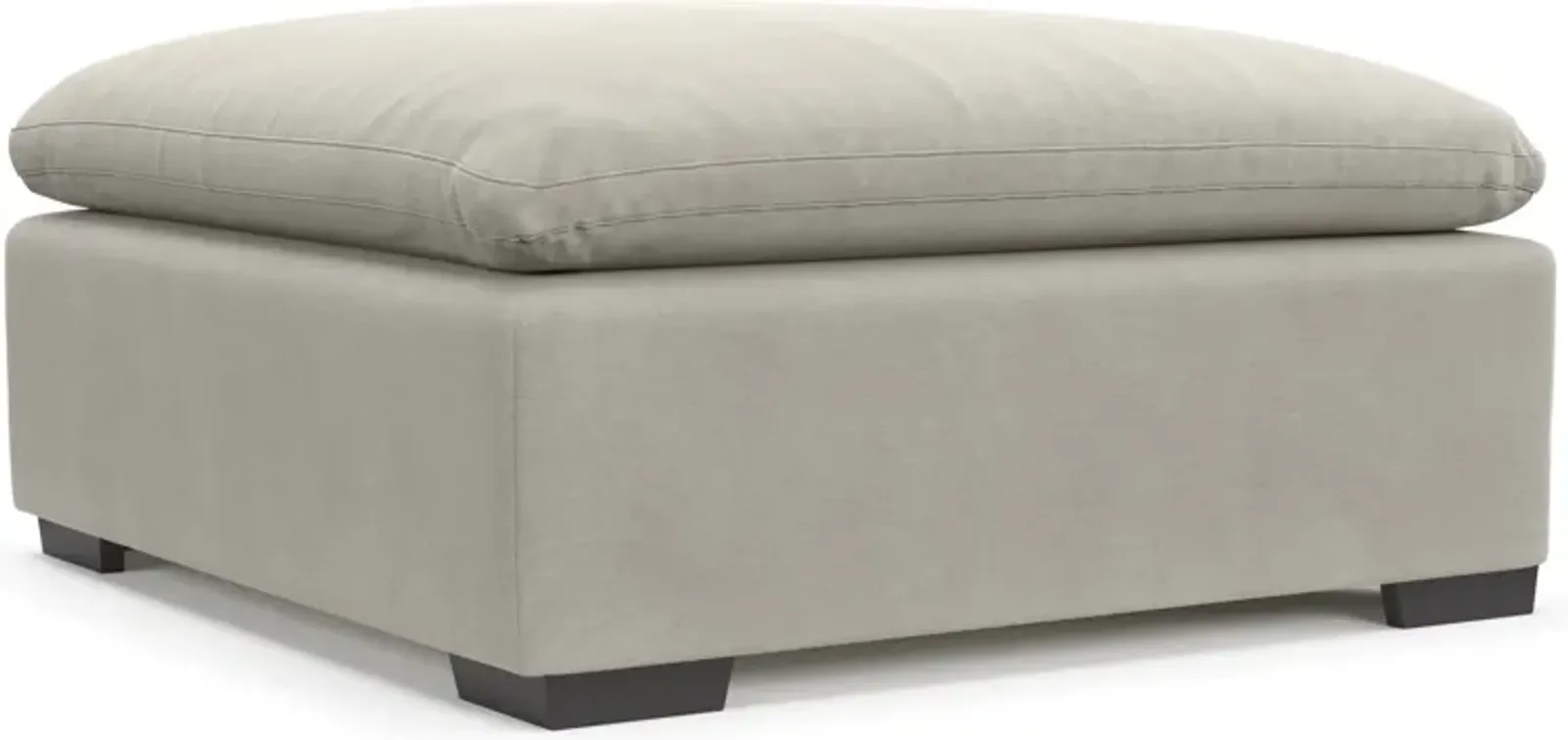 Plush Core Comfort Ottoman - Laurent Beach