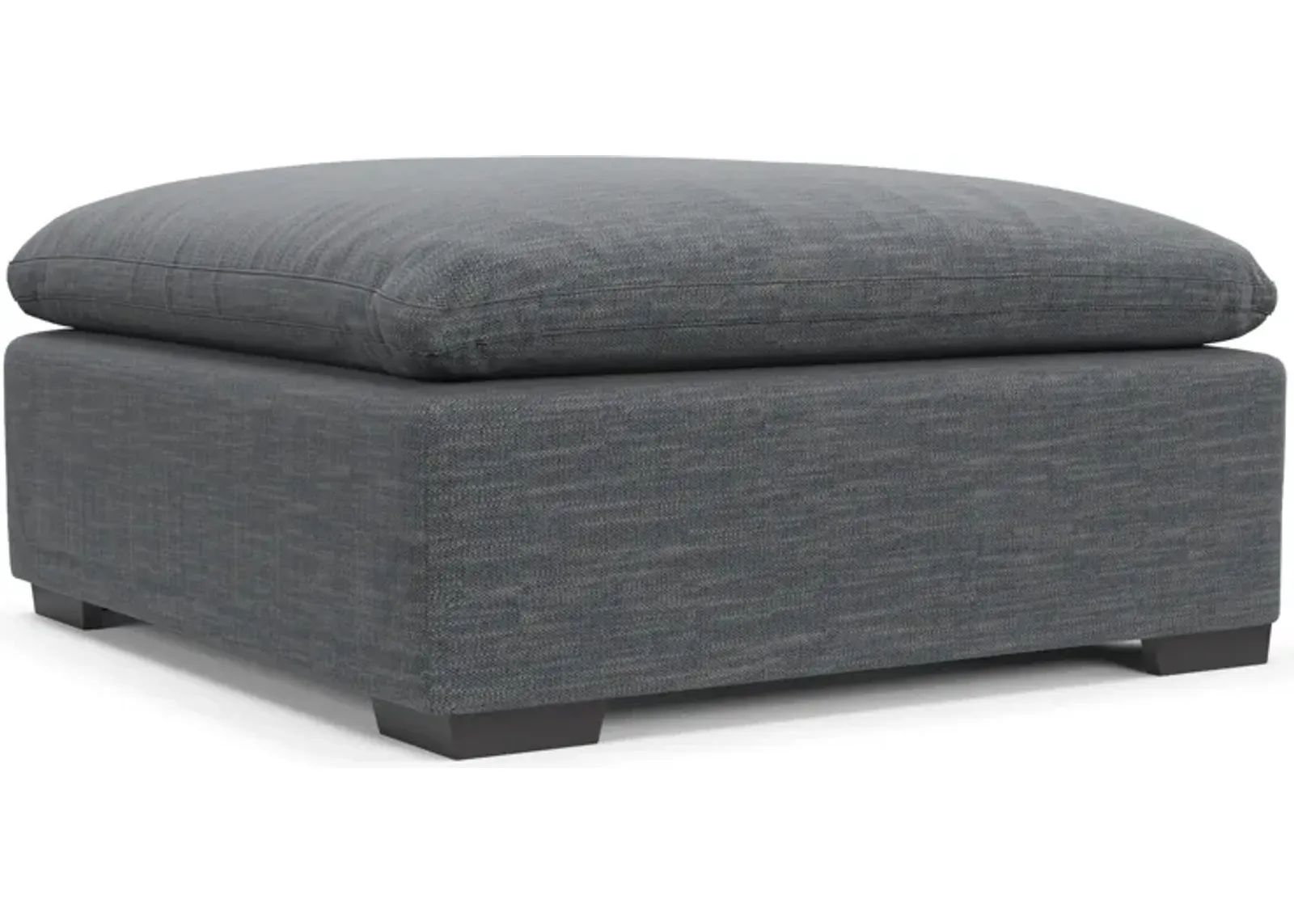 Plush Core Comfort Ottoman - Dudley Indigo