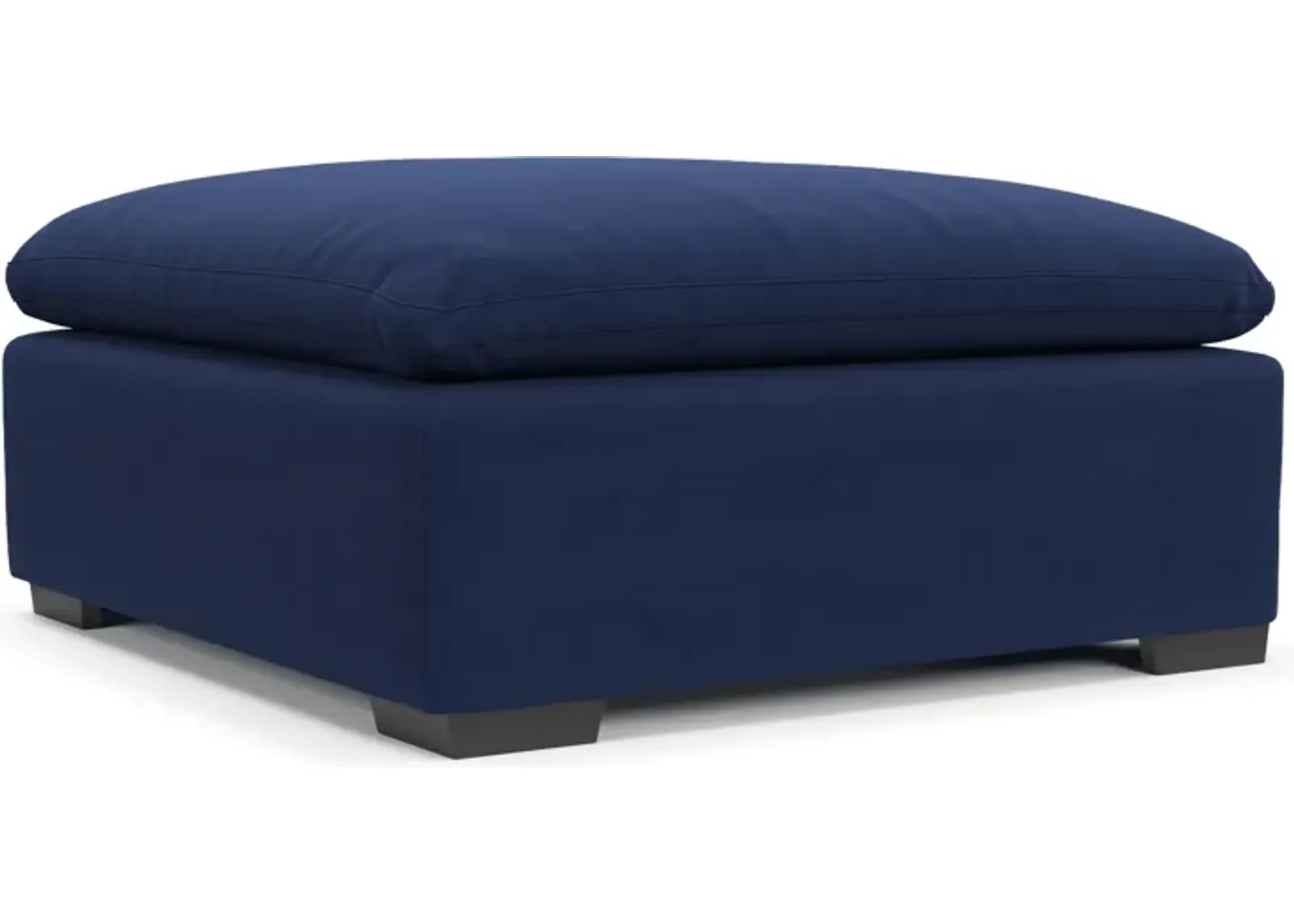 Plush Core Comfort Ottoman - Abington Indigo