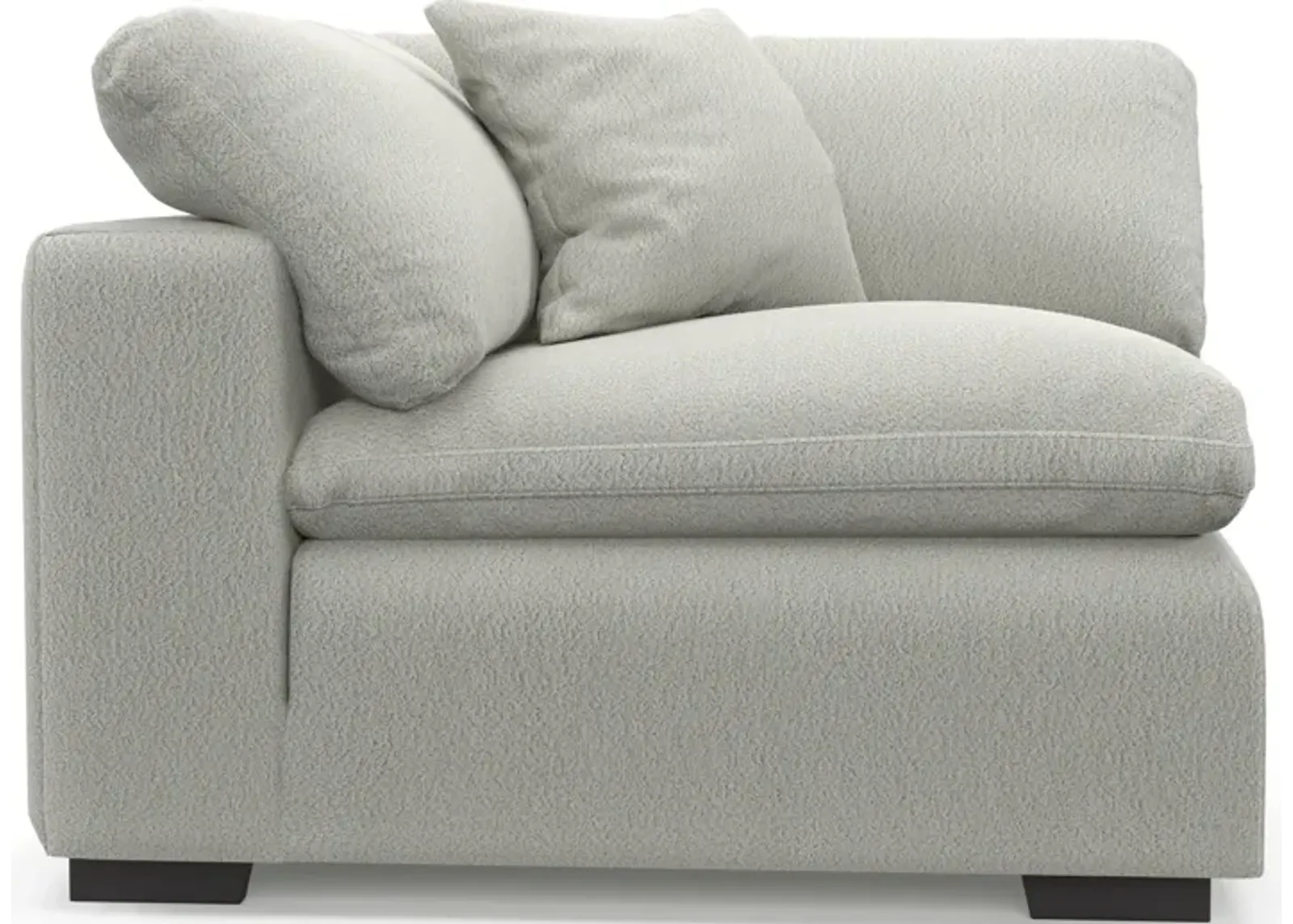 Plush Core Comfort Corner Chair - Oslo Snow