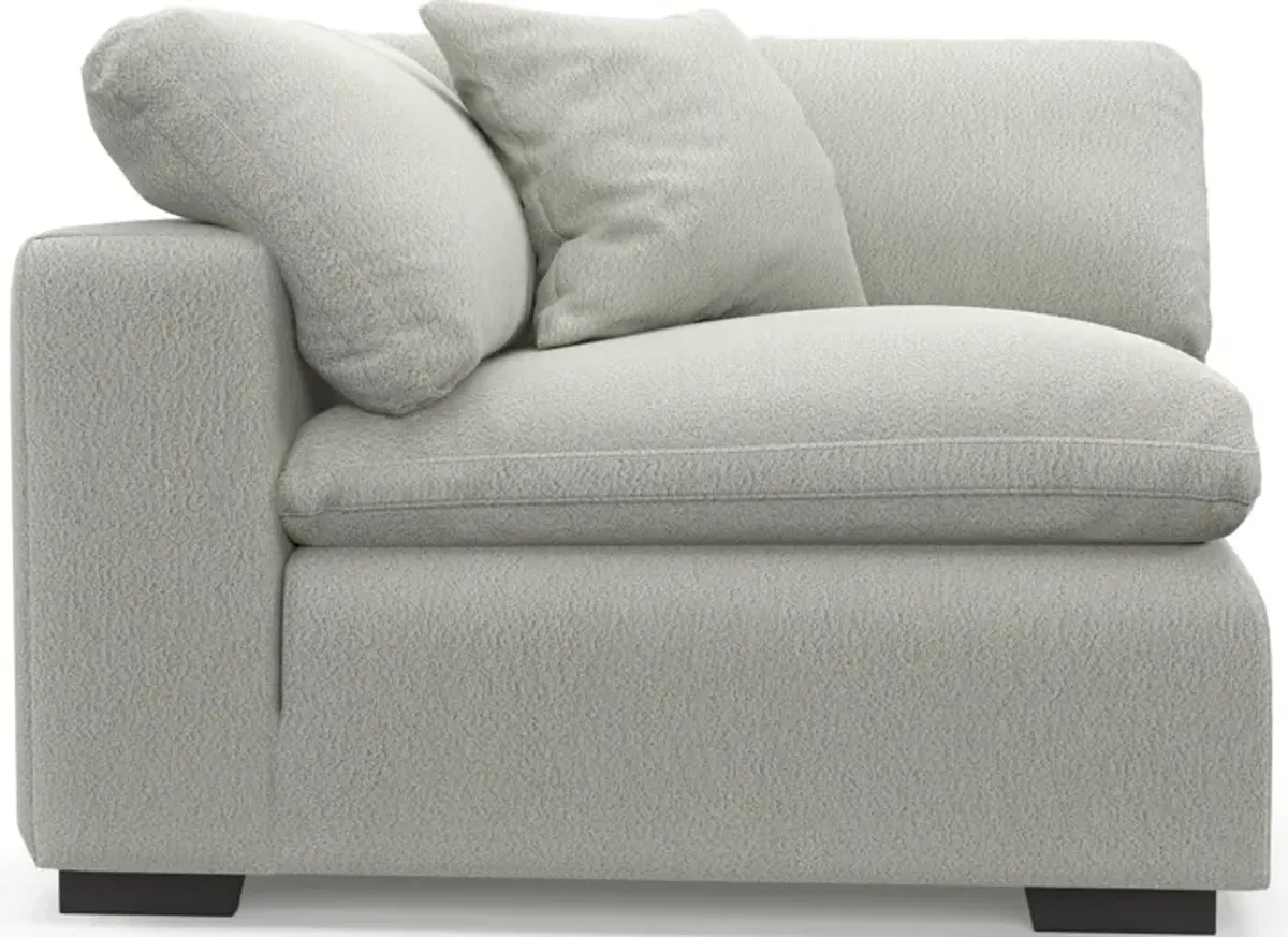 Plush Core Comfort Corner Chair - Oslo Snow