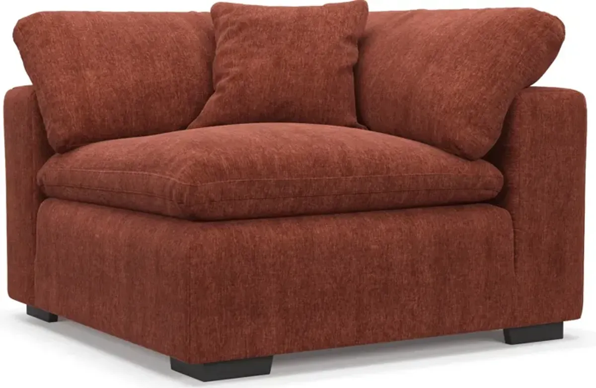 Plush Core Comfort Corner Chair - Contessa Paprika