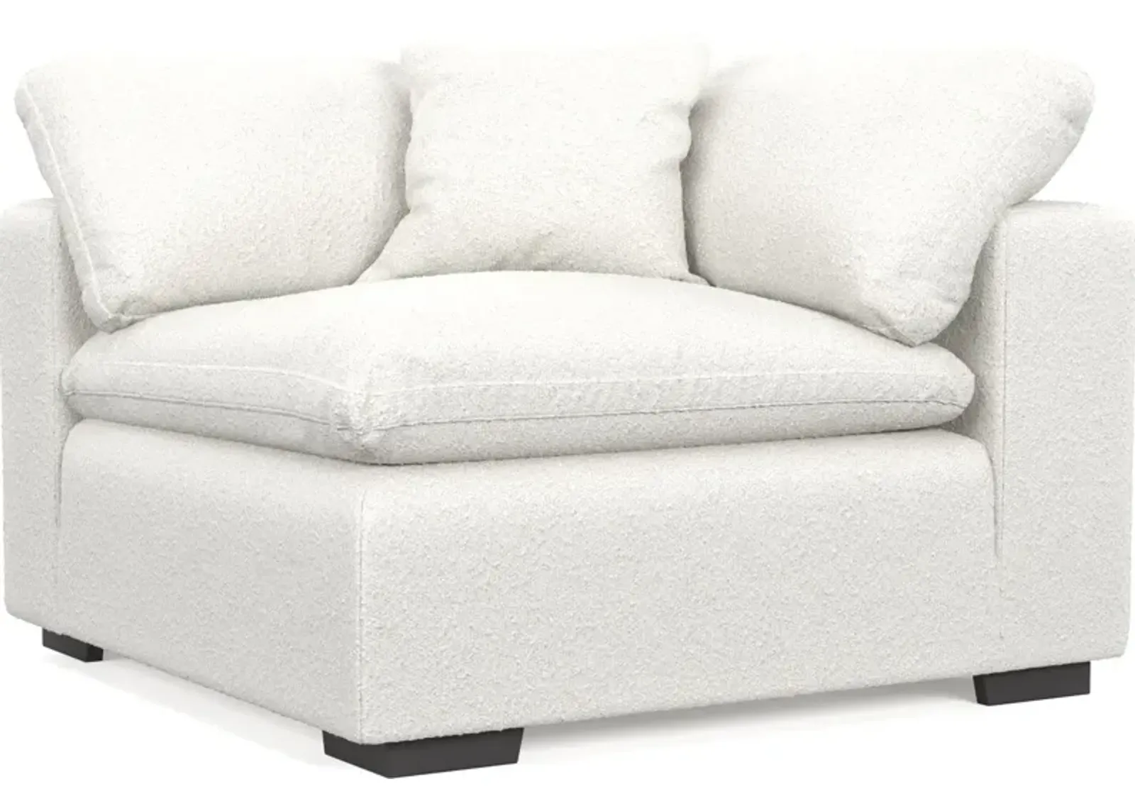 Plush Core Comfort Corner Chair - Bloke Snow