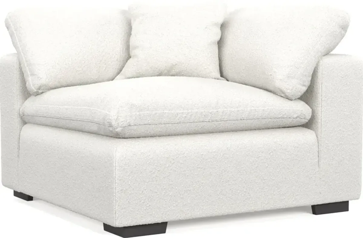 Plush Core Comfort Corner Chair - Bloke Snow