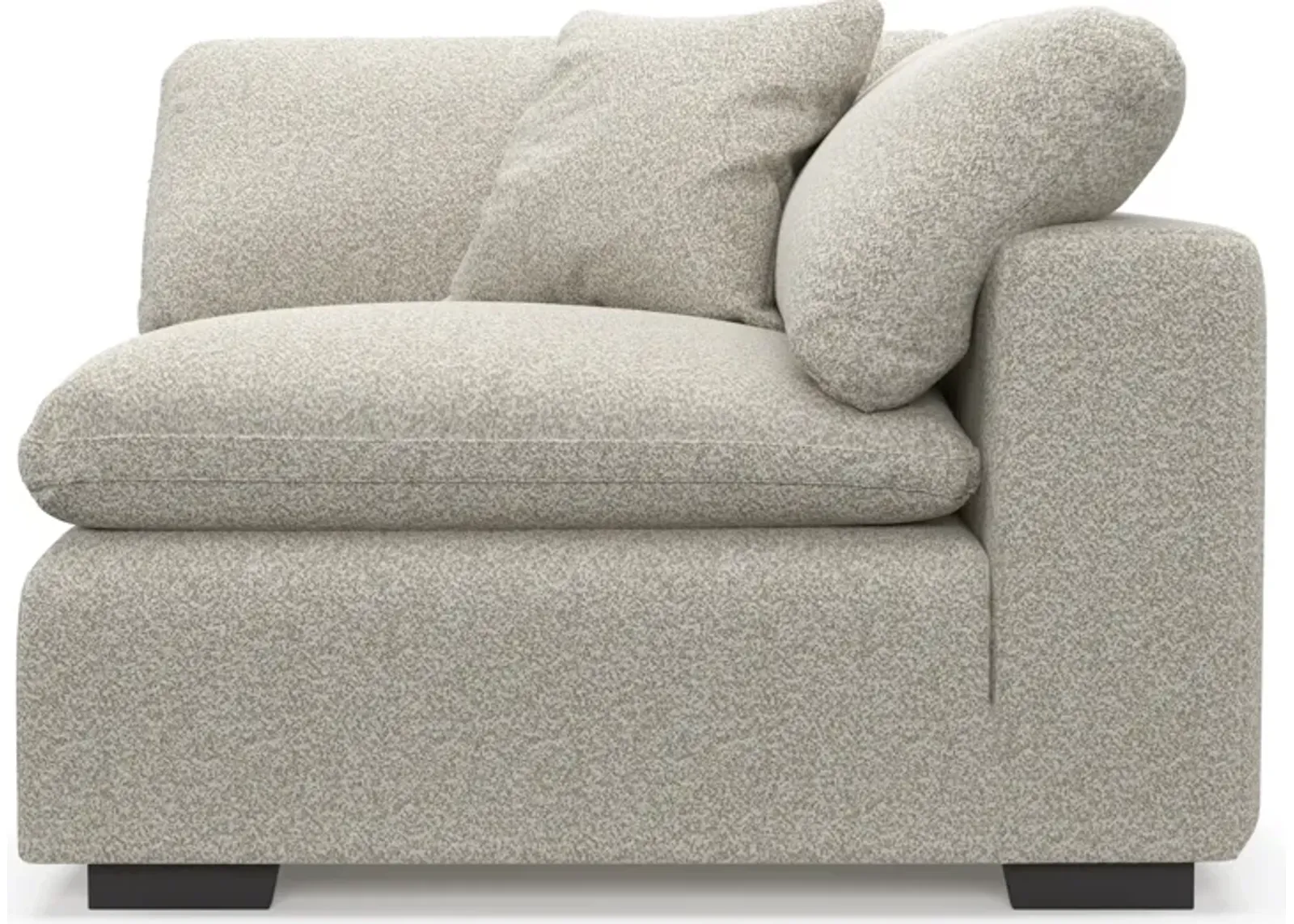 Plush Core Comfort Corner Chair - Muse Stone