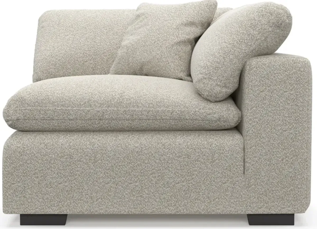 Plush Core Comfort Corner Chair - Muse Stone