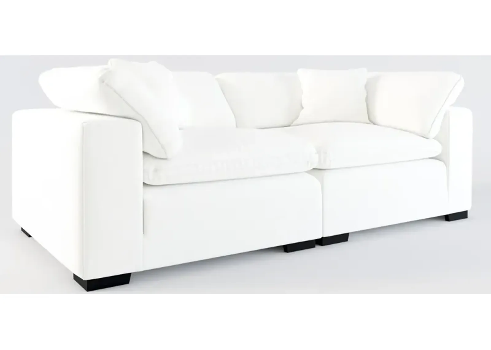 Plush Core Comfort 2-Piece Sofa - Contessa Vanilla