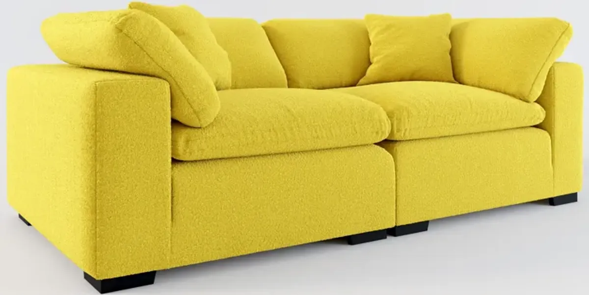 Plush Core Comfort 2-Piece Sofa - Bloke Goldenrod