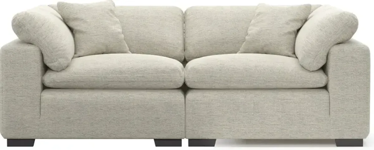 Plush Core Comfort 2-Piece Sofa - Merino Chalk