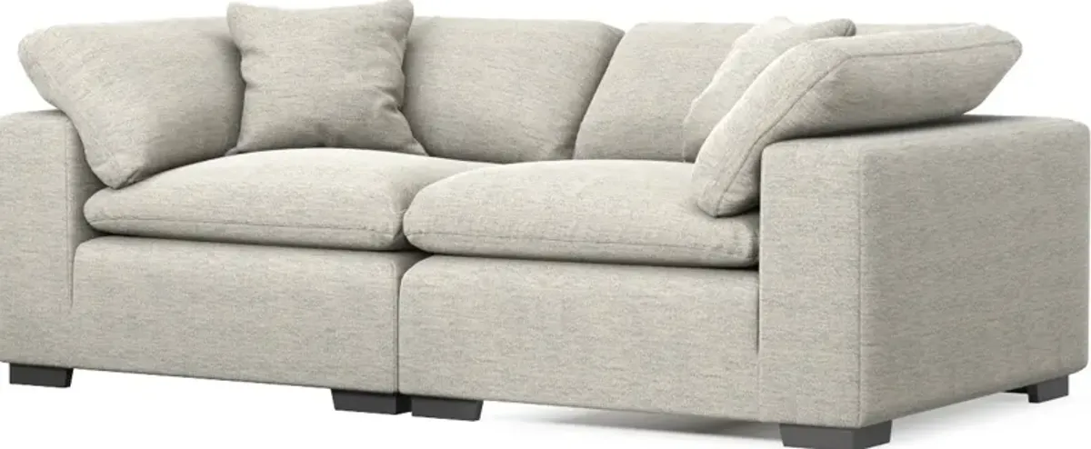 Plush Core Comfort 2-Piece Sofa - Merino Chalk