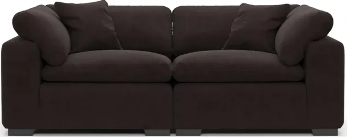 Plush Core Comfort 2-Piece Sofa - Merrimac Dark Brown