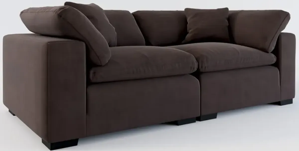 Plush Core Comfort 2-Piece Sofa - Merrimac Dark Brown