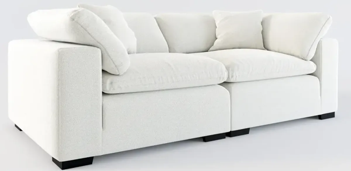 Plush Core Comfort 2-Piece Sofa - Oslo Snow