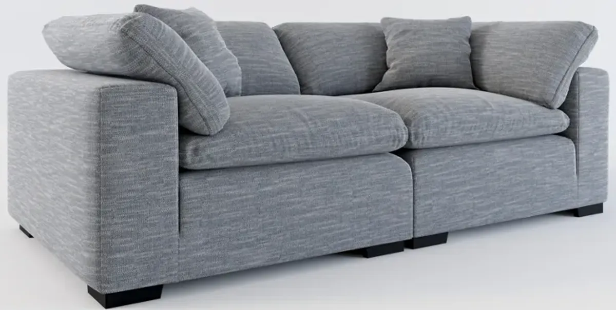 Plush Core Comfort 2-Piece Sofa - Dudley Indigo