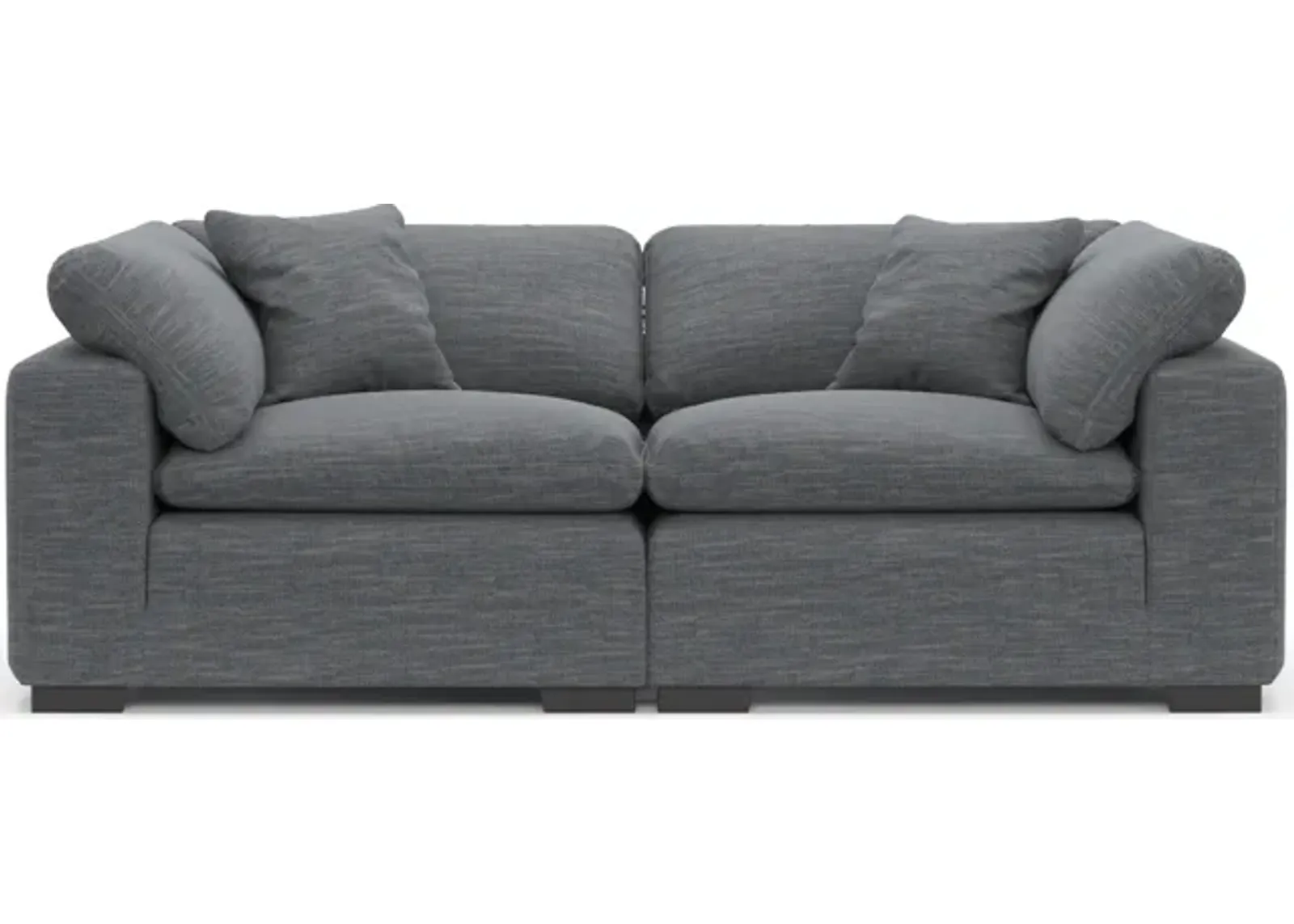 Plush Core Comfort 2-Piece Sofa - Dudley Indigo