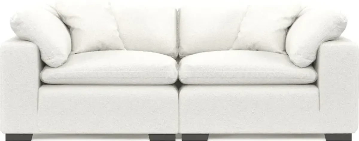 Plush Core Comfort 2-Piece Sofa - Bloke Snow