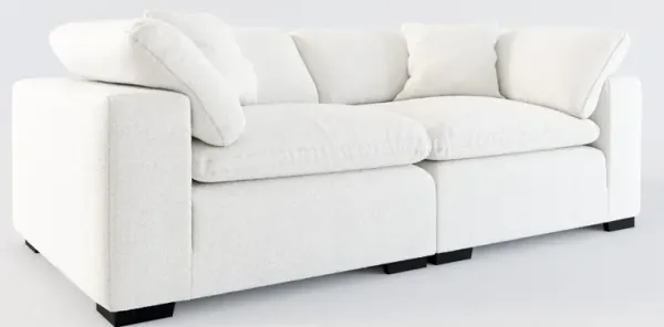 Plush Core Comfort 2-Piece Sofa - Bloke Snow