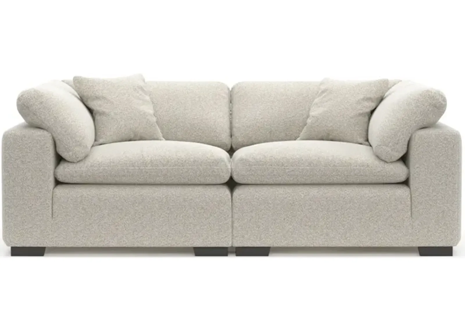 Plush Core Comfort 2-Piece Sofa - Muse Stone