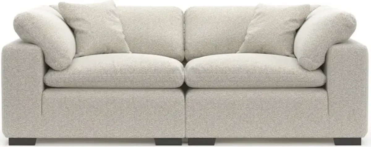 Plush Core Comfort 2-Piece Sofa - Muse Stone