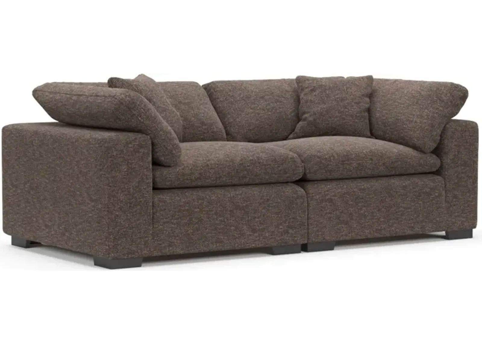 Plush Core Comfort 2-Piece Sofa - M Walnut