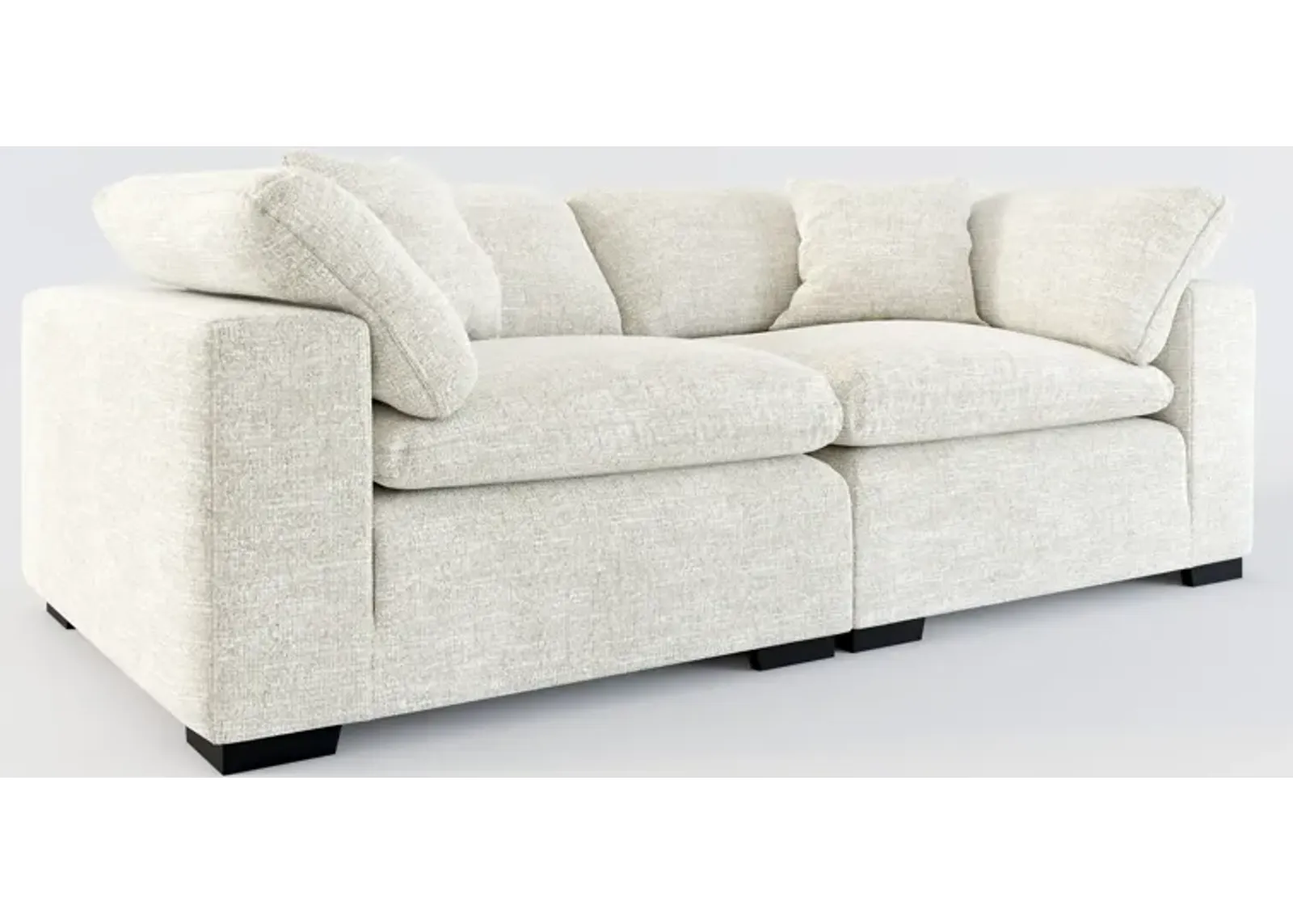 Plush Core Comfort 2-Piece Sofa - M Ivory