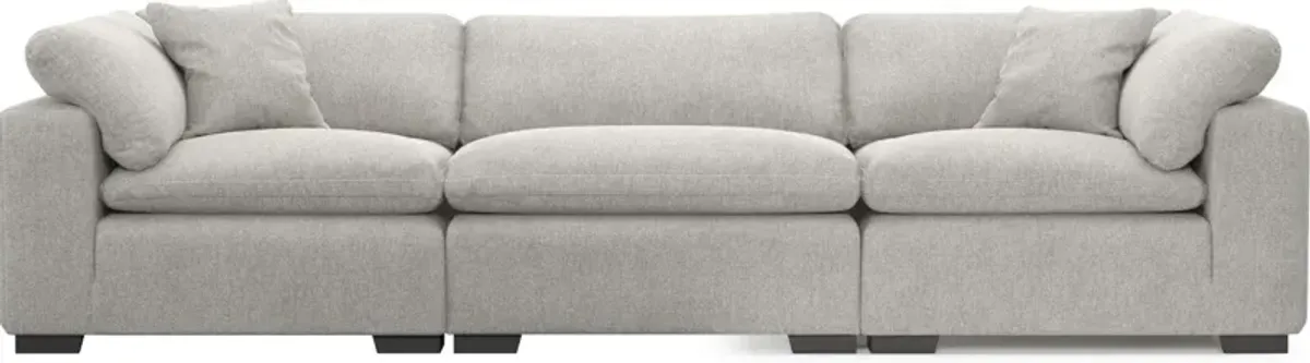 Plush Core Comfort 3-Piece Sofa - Burmese Granite