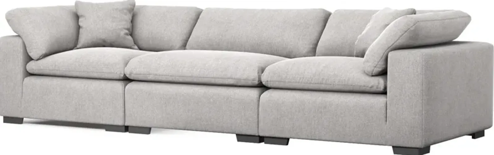 Plush Core Comfort 3-Piece Sofa - Burmese Granite