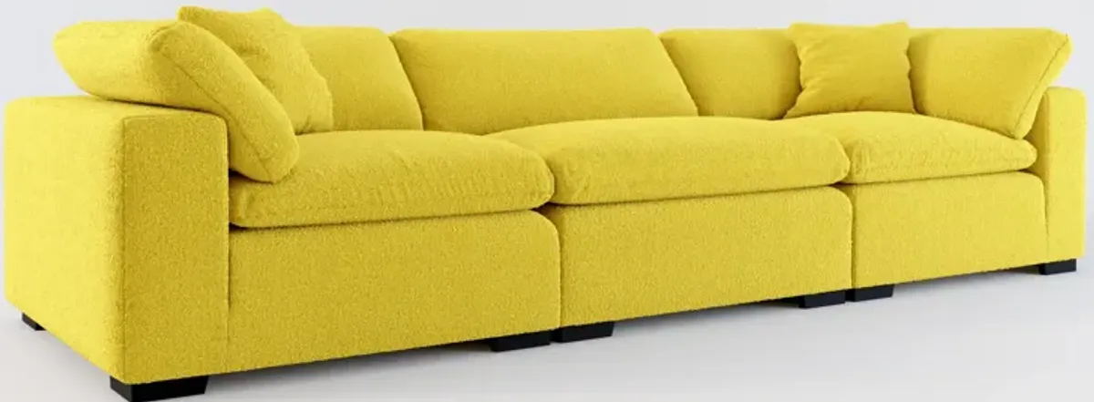 Plush Core Comfort 3-Piece Sofa - Bloke Goldenrod