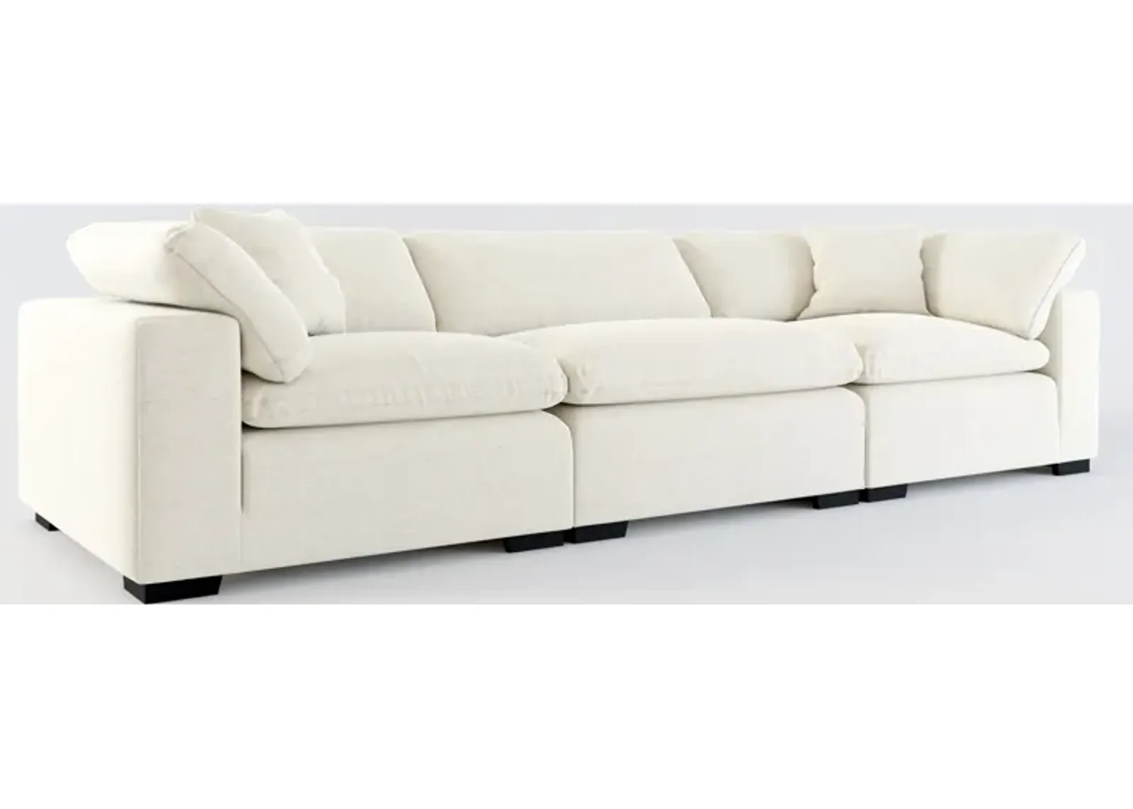 Plush Core Comfort 3-Piece Sofa - Curious Pearl