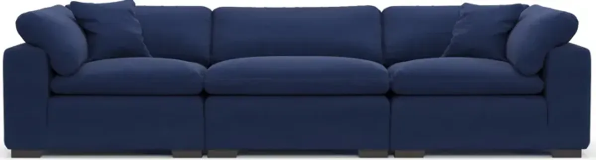 Plush Core Comfort 3-Piece Sofa - Abington Indigo