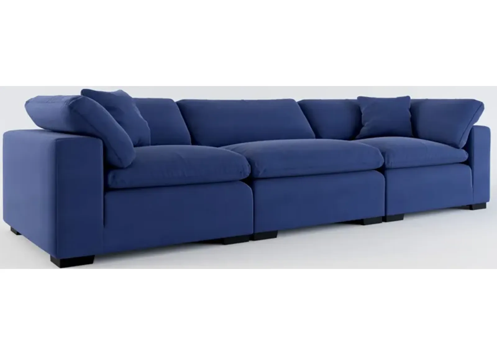 Plush Core Comfort 3-Piece Sofa - Abington Indigo