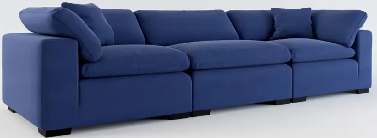 Plush Core Comfort 3-Piece Sofa - Abington Indigo