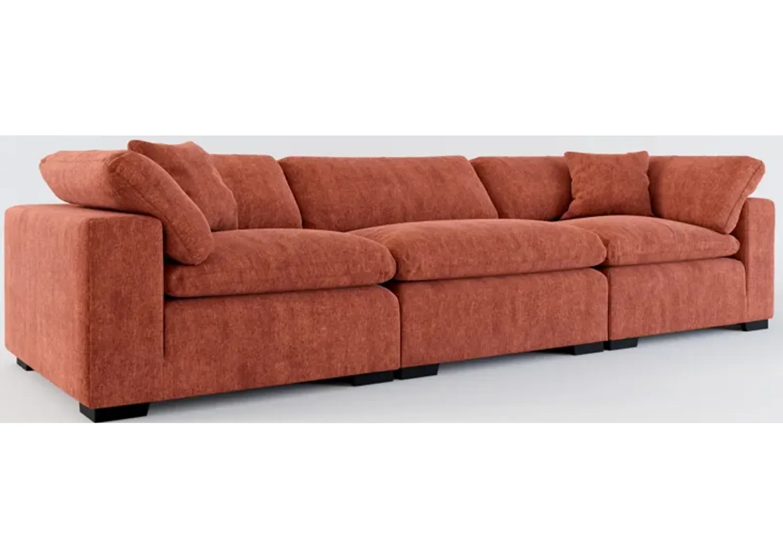 Plush Core Comfort 3-Piece Sofa  - Contessa Paprika