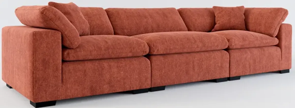 Plush Core Comfort 3-Piece Sofa  - Contessa Paprika