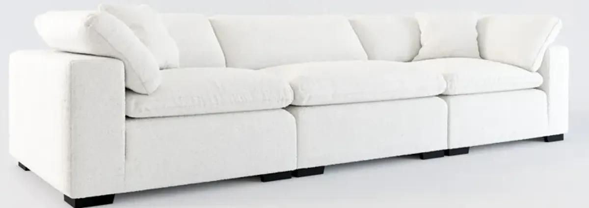 Plush Core Comfort 3-Piece Sofa - Bloke Snow