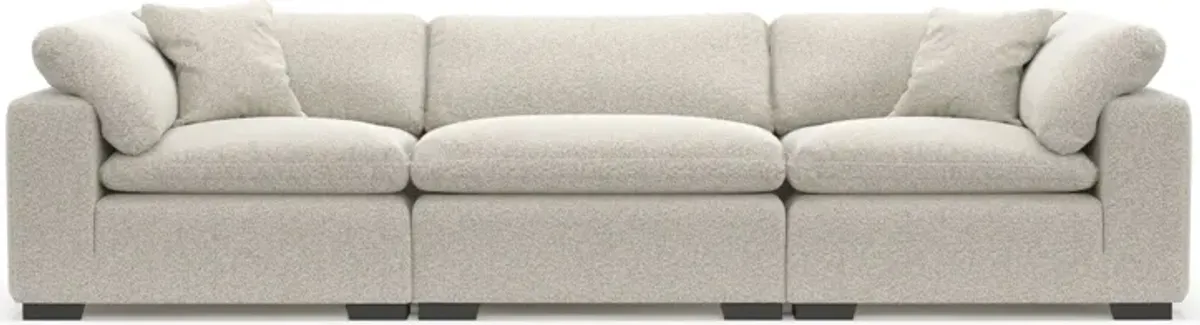 Plush Core Comfort 3-Piece Sofa - Muse Stone