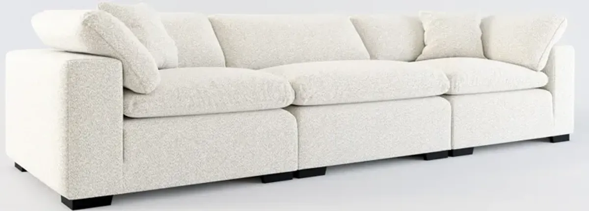 Plush Core Comfort 3-Piece Sofa - Muse Stone