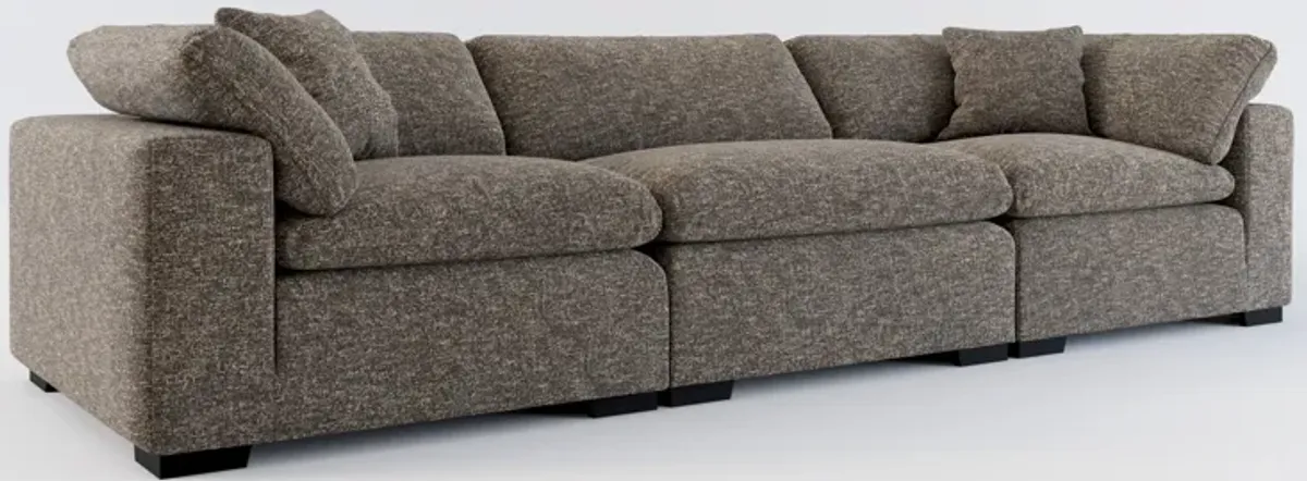 Plush Core Comfort 3-Piece Sofa - M Walnut