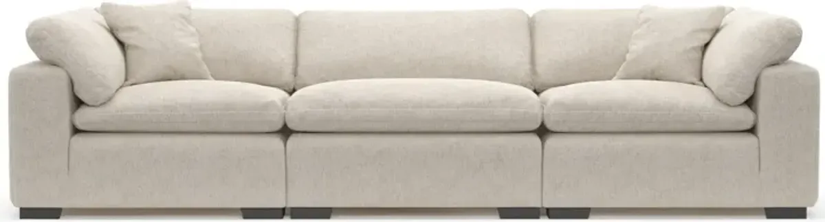 Plush Core Comfort 3-Piece Sofa - M Ivory