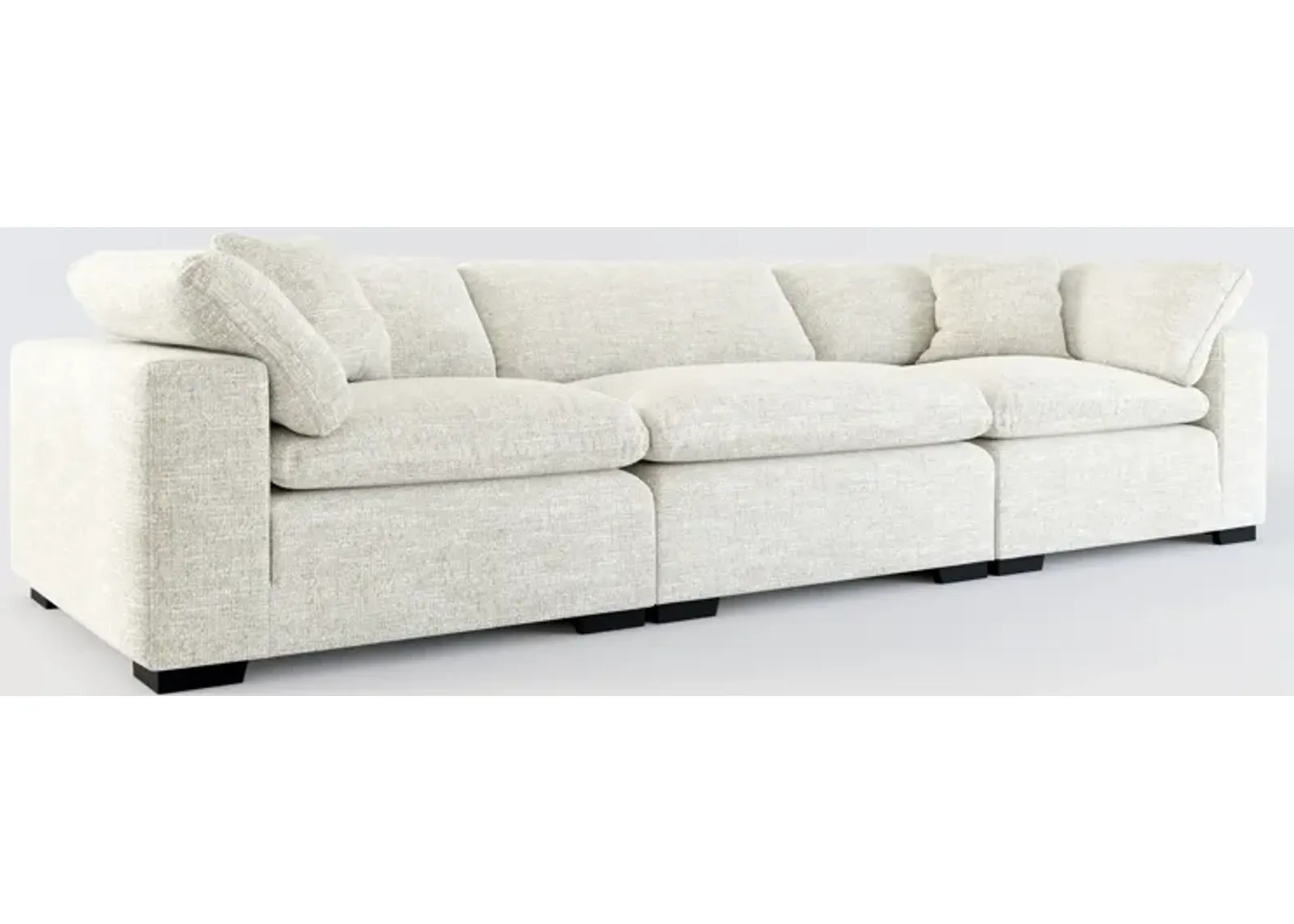 Plush Core Comfort 3-Piece Sofa - M Ivory