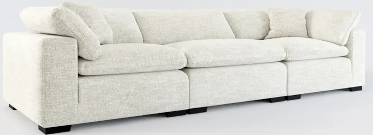 Plush Core Comfort 3-Piece Sofa - M Ivory